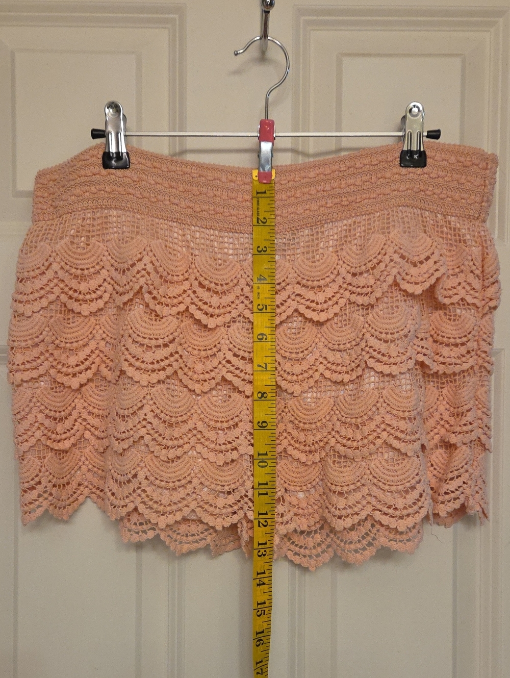 Women’s Peach Skort - Lace Overlay